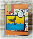 WHALE TAIL AND OCEAN WAVES Dies - Gina Marie Designs
