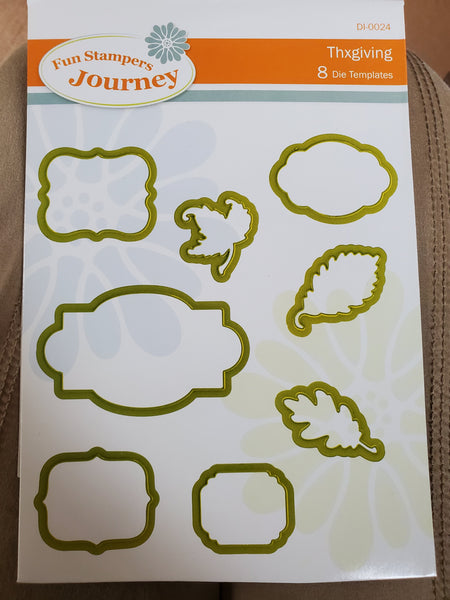 THANKSGIVING DIE SET - FUN STAMPERS JOURNEY