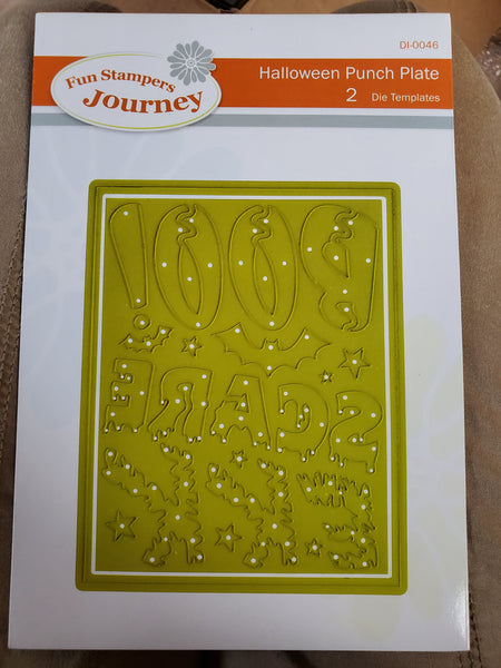 HALLOWEEN PUNCH PLATE DIE SET - FUN STAMPERS JOURNEY