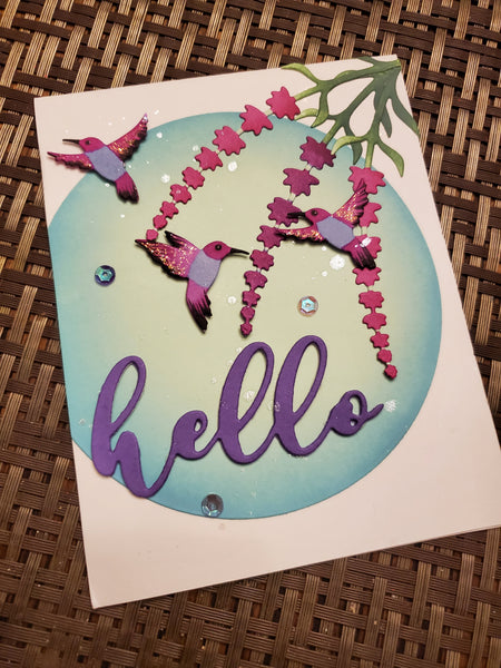 LIL HUMMERS HUMMINGBIRD DIE SET - GINA MARIE DESIGNS