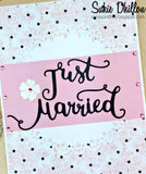 JUST MARRIED WORD DIE SET - Gina Marie Designs
