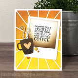 COFFEE WORDS STAMP SET - Gina Marie Designs