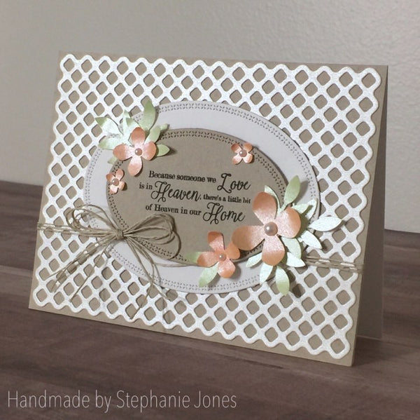A2 SIZED LATTICE PANEL DIE - Gina Marie Designs