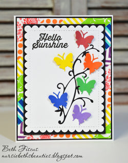 BUTTERFLY AND VINE DIE SET - Gina Marie Designs