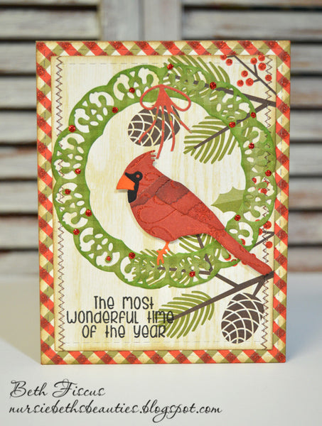 LAYERED CARDINAL DIE - Gina Marie Designs