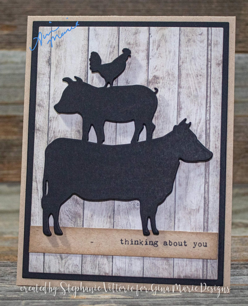 FARMHOUSE ANIMAL STACK DIE - GINA MARIE DESIGNS