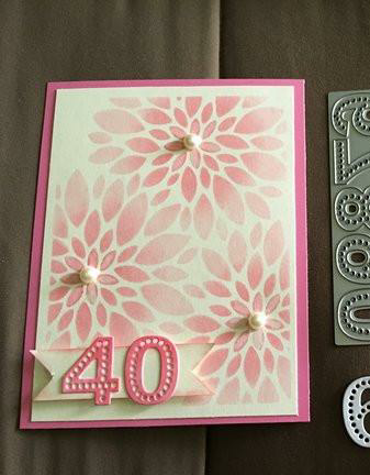 STUDDED NUMBERS DIE SET - Gina Marie Designs