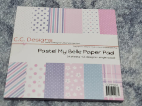 PASTEL MY BELLE PAPER PAD 6x6 - CC DESIGNS
