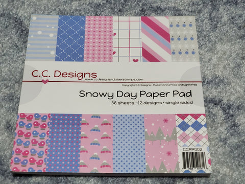 SNOWY DAY PAPER PAD 6x6 - CC DESIGNS