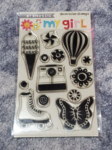 MY GIRL CLEAR STAMPS - MY MINDS EYE