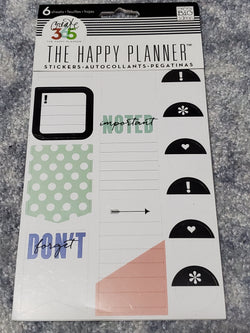 PPS-54 THE HAPPY PLANNER ME AND MY BIG IDEA MULTI STICKER SHEET PACK