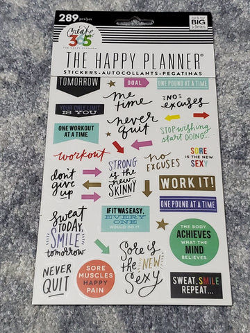 PPS-64 THE HAPPY PLANNER ME AND MY BIG IDEA MULTI STICKER SHEET PACK