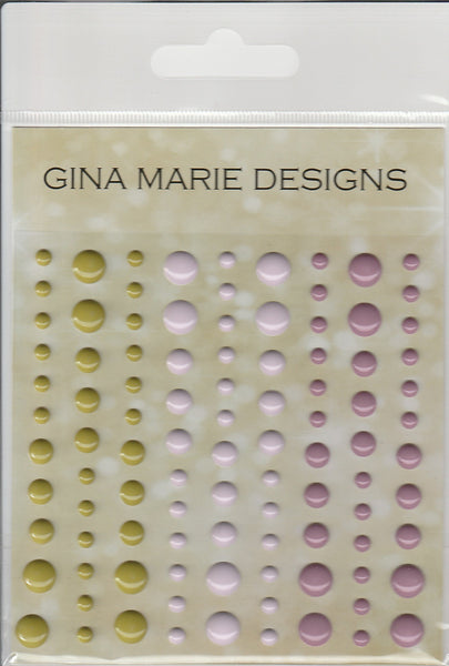 ROSE GARDEN COLOR GLOSS STYLE Enamel Dot Embellishments