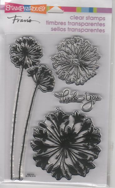 AGAPANTHUS THANKS - STAMPENDOUS CLEAR STAMPS