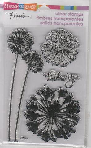 AGAPANTHUS THANKS - STAMPENDOUS CLEAR STAMPS