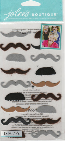 SMALL MUSTACHES - Jolee's Boutique Stickers