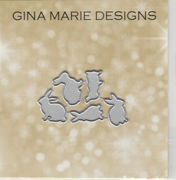 SMALL BUNNIES (medium size in our line) DIES - Gina Marie Designs