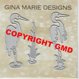 GREAT HERON DIE SET (back for a short time from retirement) - Gina Marie Designs