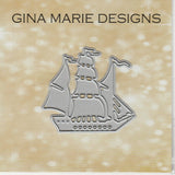 WOODEN SHIP DIE - Gina Marie Designs