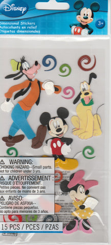 MICKEY AND FRIENDS - Jolee's Boutique Stickers