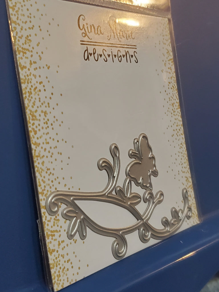 BUTTERFLY AND VINE DIE SET Gina Marie Designs Scrapbook Outlet