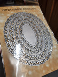 CROCHET LACE OVAL DIE SET - GINA MARIE DESIGNS