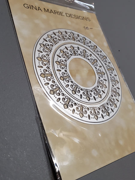 FLEUR CIRCLE DIE SET - Gina Marie Designs