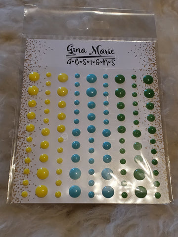 LEMON SQUEEZE GLOSS STYLE ENAMEL DOTS - Gina Marie Designs