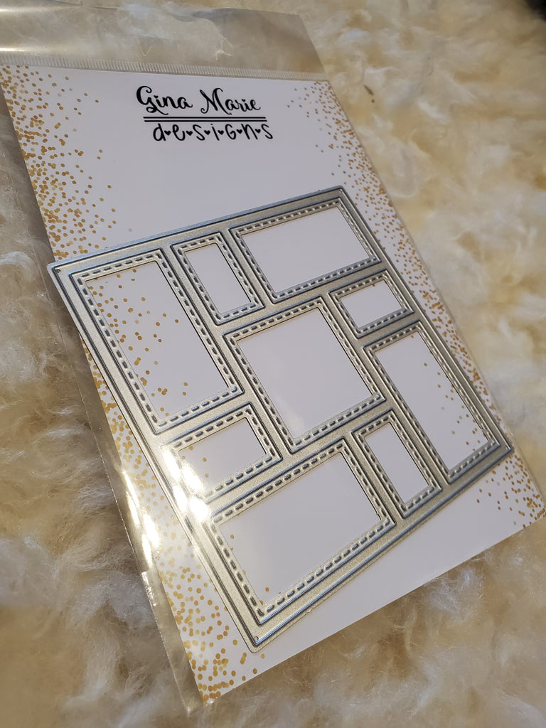 QUILT 15 DIE 4x4 GINA MARIE DESIGNS Scrapbook Outlet Gina Marie