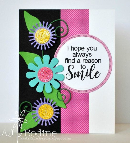 FLOWER AND FLOURISH DIE SET - Gina Marie Designs
