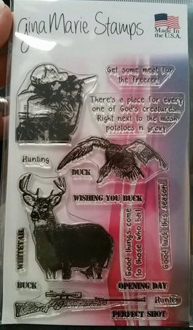 HUNTING - GINA MARIE PHOTO POLYMER STAMPS