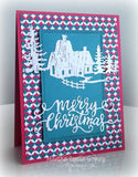 CURSIVE MERRY CHRISTMAS WORD DIE - Gina Marie Designs