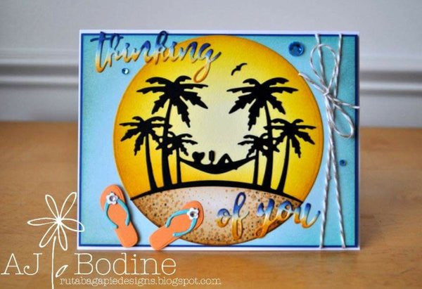 YEAR END SALE - THINKING OF YOU WORD DIES - Gina Marie Designs