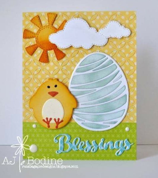 ARTISTIC EASTER EGG DIE SET - Gina Marie Designs