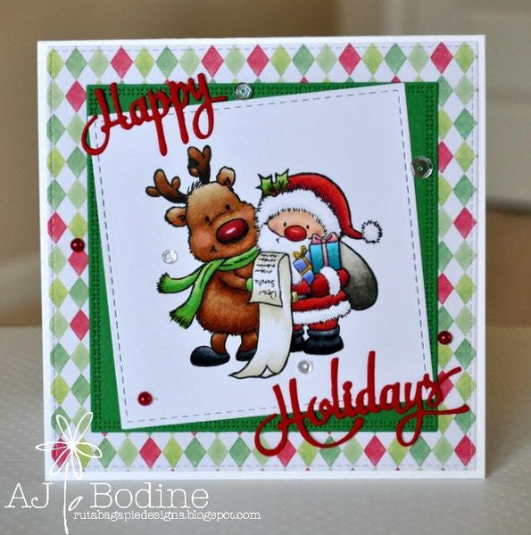 X STITCHED SQUARE DIE - Gina Marie Designs