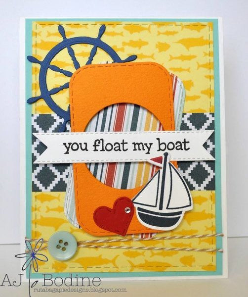 AHOY AND SHIP WHEEL DIES - Gina Marie Designs