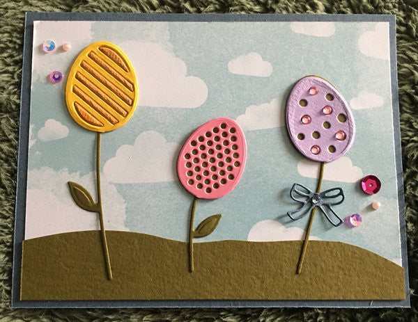 EGG FLOWER DIE SET - GINA MARIE DESIGNS