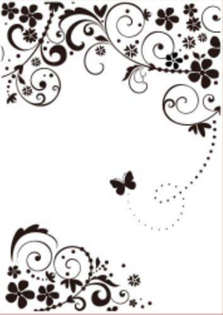 FLOURISHED BUTTERFLY FOLDER - GINA MARIE DESIGNS