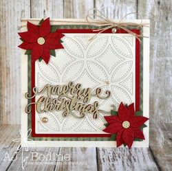 CURSIVE MERRY CHRISTMAS WORD DIE - Gina Marie Designs