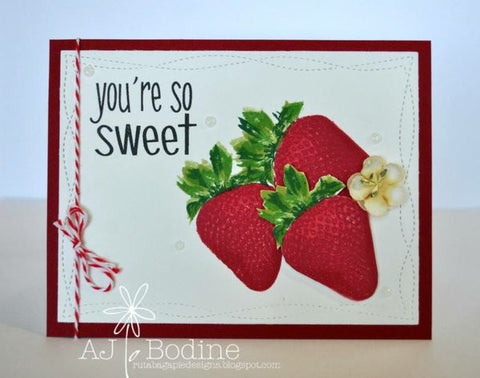 WONKY STITCHED RECTANGLE DIE SET - Gina Marie Designs