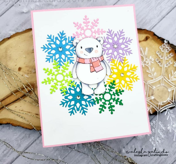 SNOWFLAKE TRIO DIE SET - Gina Marie Designs