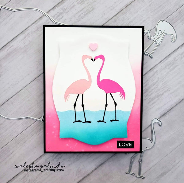 FLAMINGO PAIR DIE SET - GINA MARIE DESIGNS