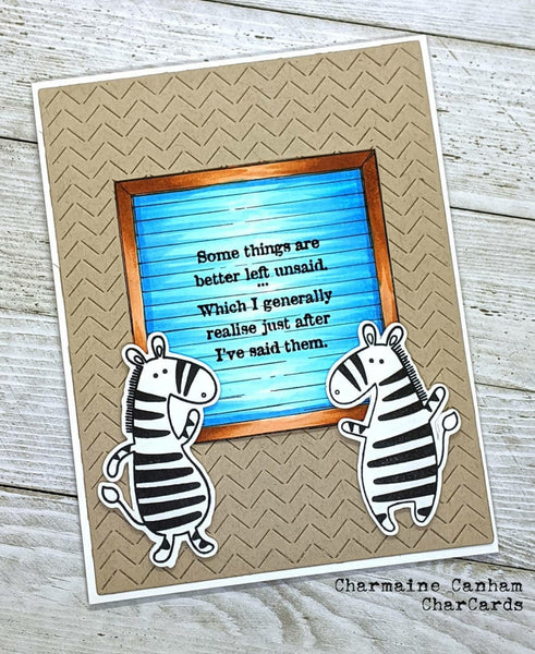 CHEVRON BKGD CUTTING PLATE DIE - Gina Marie Designs