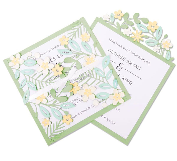 Sizzix Thinlits Die Set 9PK - Floral Edges #2