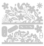 Sizzix Thinlits Die Set 9PK - Floral Edges #2