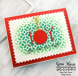 JOY WORD WITH ORNAMENT O DIE SET - GINA MARIE DESIGNS