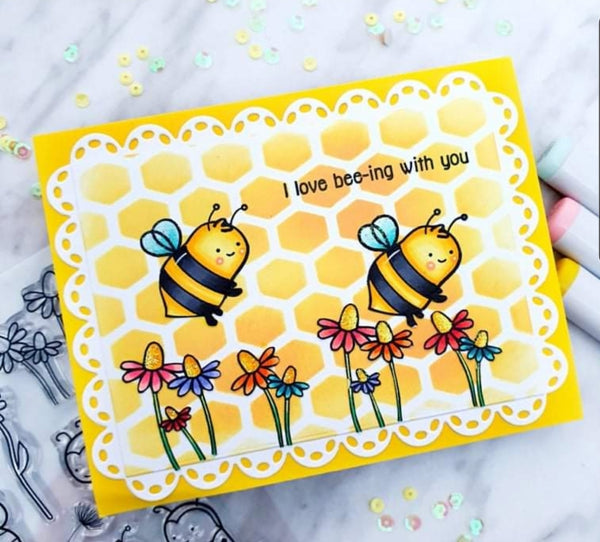 THICK STITCH RECTANGLE DIE SET - GINA MARIE DESIGNS