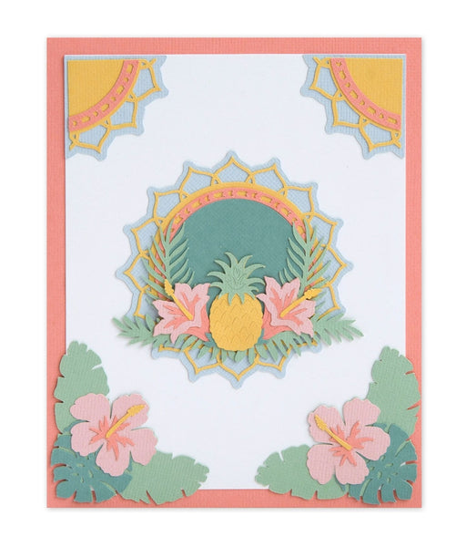 Sizzix Thinlits Die Set 15PK - Tropical Elements