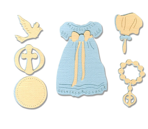 Sizzix Thinlits Die Set 7PK - Set de Bautismo (Baptism Set)