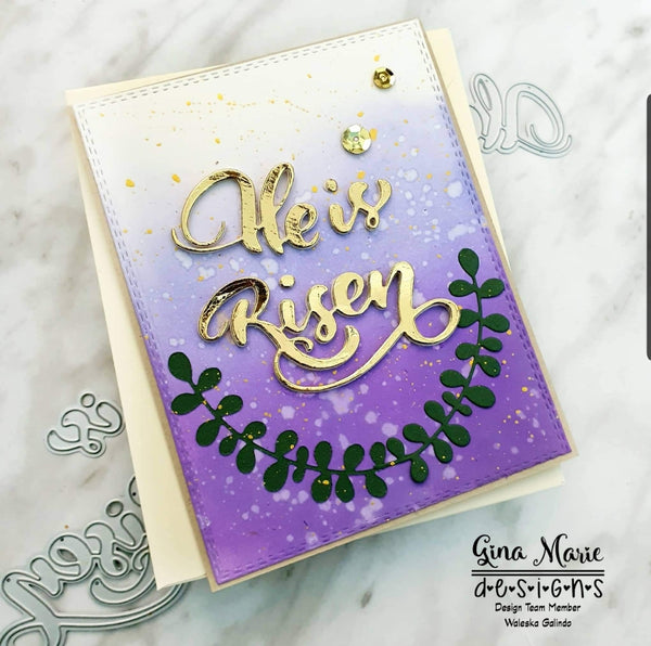 HE IS RISEN WORD DIE - GINA MARIE DESIGNS